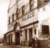 Photograph showing the outside of a disused cinema