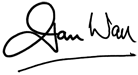 Ian Wall signiture