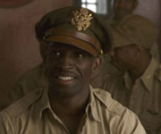 A still from the film Red Tails, of a group of black pilots