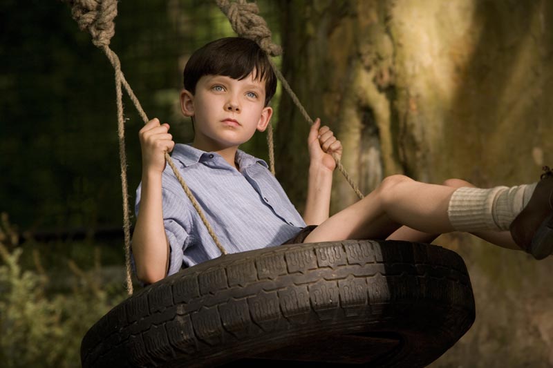 Still image from The Boy in the Striped Pyjamas - Bruno and the swing