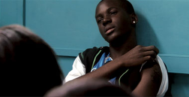 Souleymane, a young French-African student in The Class, reveals his tattoo